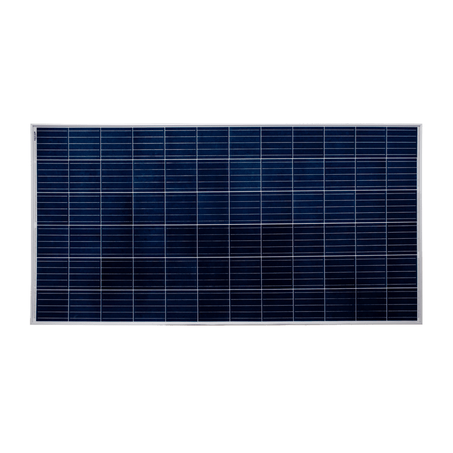 Panel solar EcoGreen 335W policristalino, generando energía limpia y renovable.